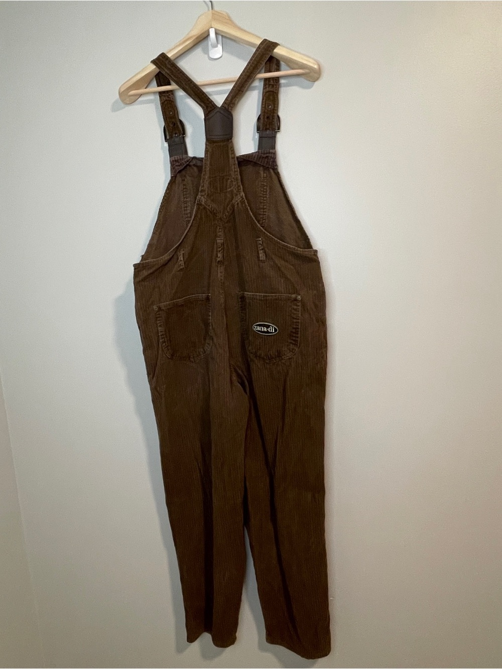 Zana Di Corduroy Brown Overall Jumpsuit - Picture 8 of 9